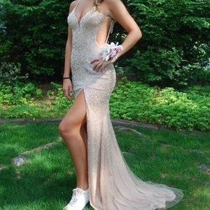 Jovani Gold Prom Dress